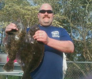Flounder are starting to snap on the seaside. The bite has been on the last of the ebb tide and in the clearest water available.