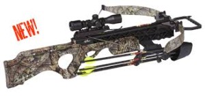 Here is the NEW Excalibur Grizzly.  It sports the shorter Matrix limb design and comes with accessories ready to hunt for under $600.