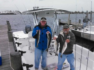 Mr. Billy and Mr. Eric fished on this weeks charter. It was an overcast day but the shallow water action was great!