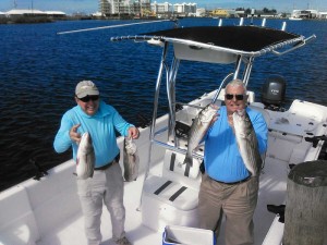 On Wednesday Mr. Pete and Mr. George went on this weeks charter. We had nice mess of quality rock up to 25". 